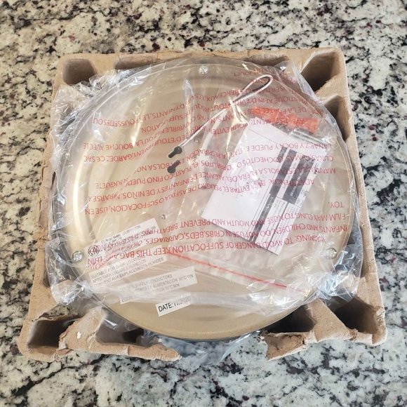 MYTH REALM 10" Double Rings LED Flush Mount Ceiling Light Silver 5000K - Picture 10 of 11